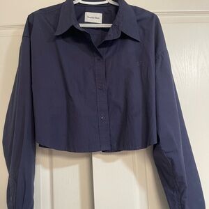 Sunday best by Aritzia cropped long sleeve top
